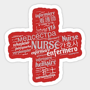 Nurse Around the World Sticker